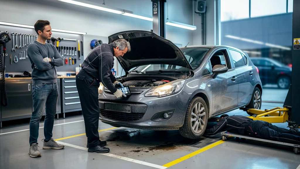Mon retour après un contrôle technique express qui m’a fait revoir ma voiture